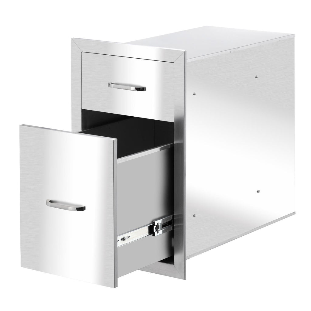 Outdoor Kitchen BBQ Island Components  Steel Drawer StoraCooking