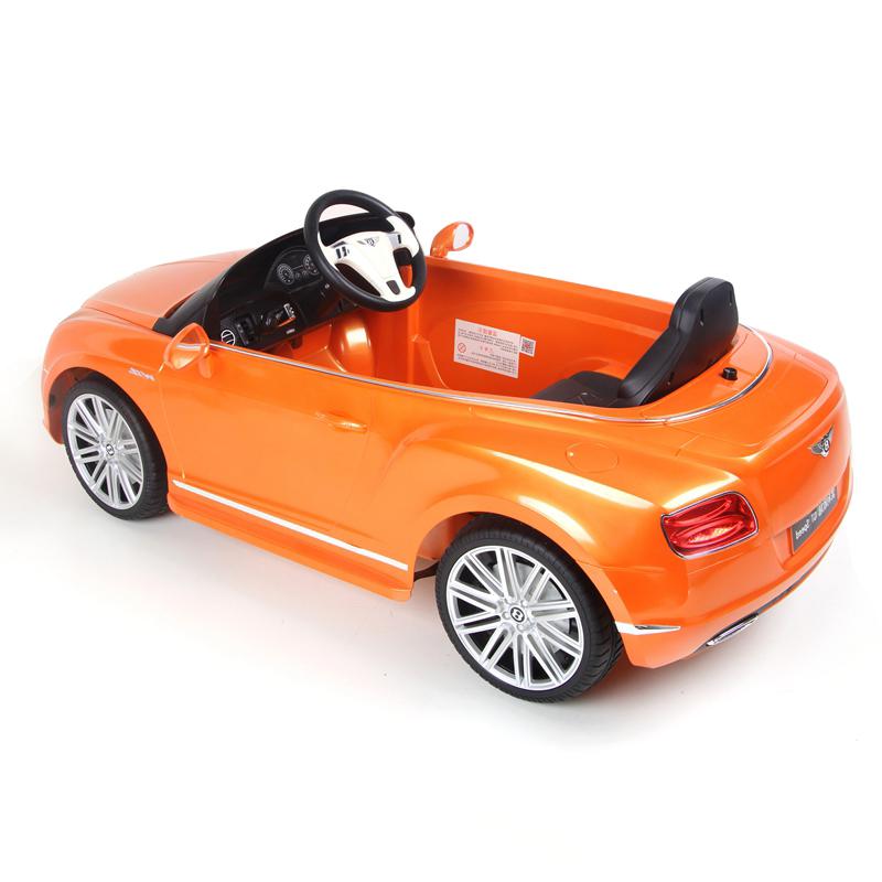 Electric Car Bentley GTC 12V power Ride On For kids Remote Control Horn Front Lights - Orange