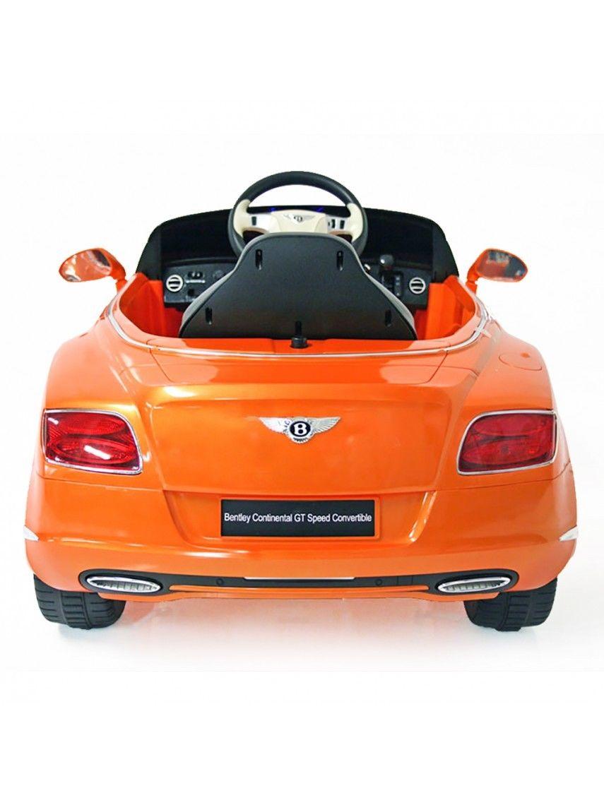 Electric Car Bentley GTC 12V power Ride On For kids Remote Control Horn Front Lights - Orange