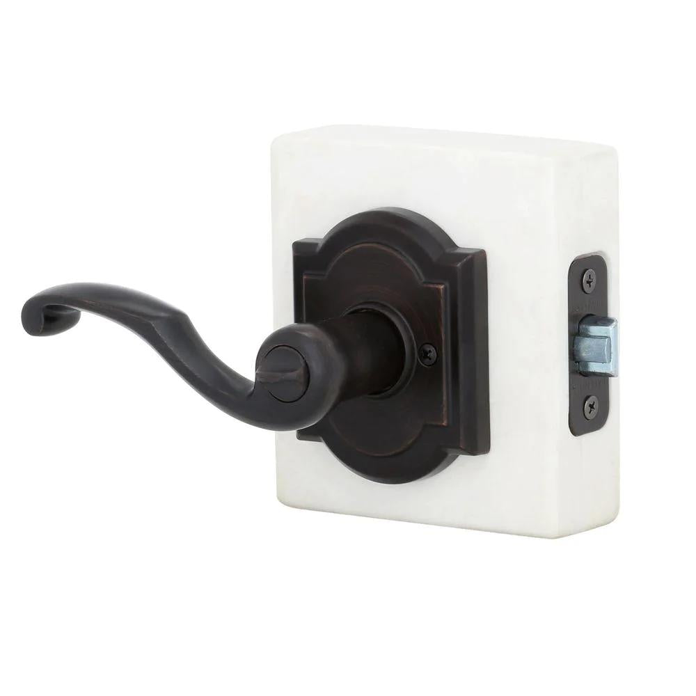 PrestiMadrina Venetian Bronze Entry Door Lever Featuring SmartKey Security