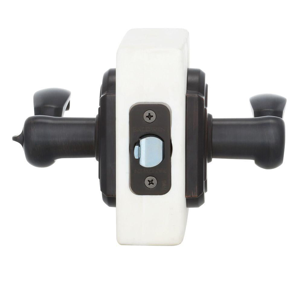 PrestiMadrina Venetian Bronze Entry Door Lever Featuring SmartKey Security