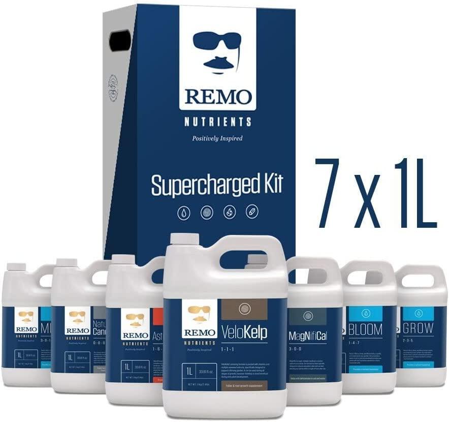 Remo Nutrients RN70010 Remo's 1L Supercharged Kit Nutrient, Blue