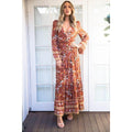 drawstring waist tassel summer dress