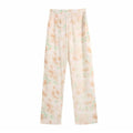 tie dye high waist loose trouser