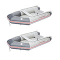 Hydro Force 110 Inch Inflatable Boat Set with Oars and Pump (2 Pack)