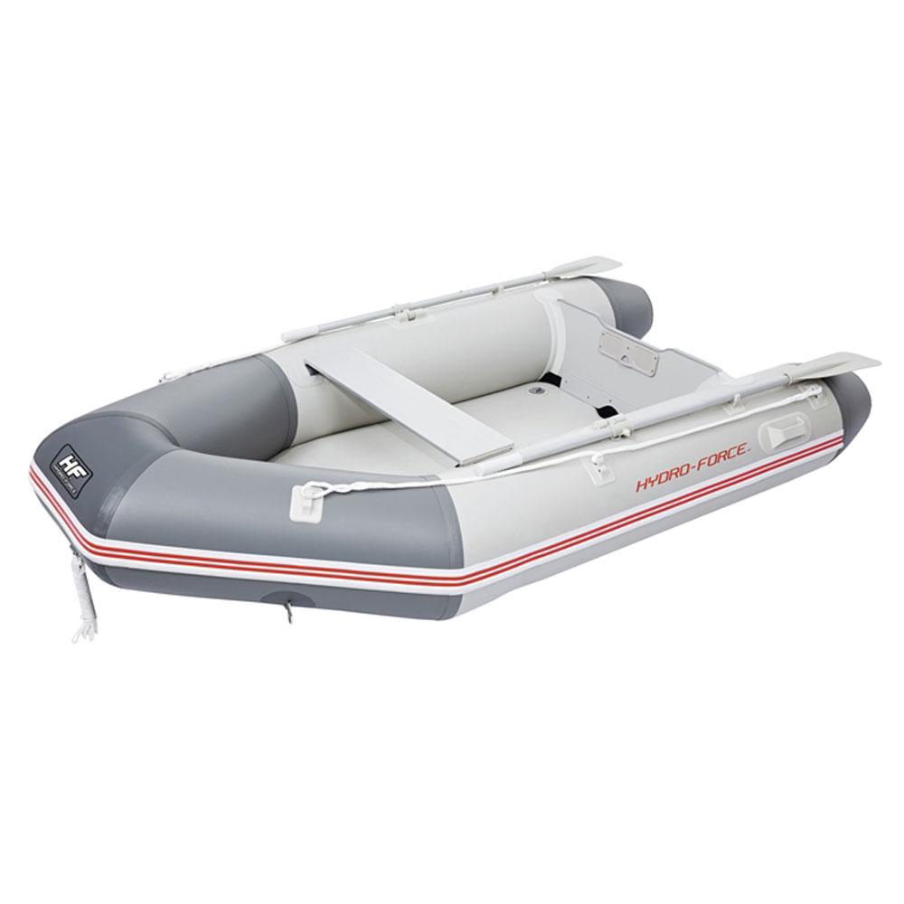 Hydro Force 110 Inch Inflatable Boat Set with Oars and Pump (2 Pack)