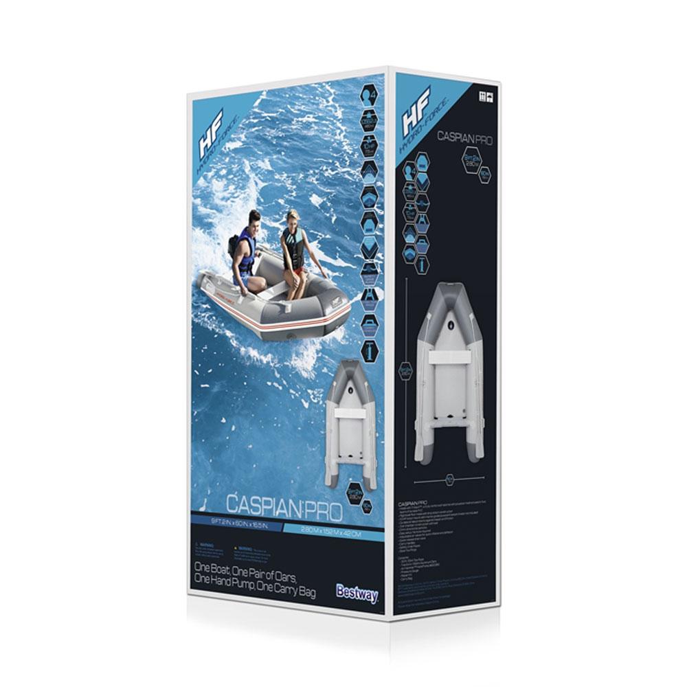 Hydro Force 110 Inch Inflatable Boat Set with Oars and Pump (2 Pack)