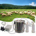 Lyn MilMachine for Goats, Automatic Pulsation Vacuum Pump Milker Food-Grade Goat MilMachine, Portable Farm Supplies for Nigerian Dwarfs, Nubian Mix (3L,US Plug)