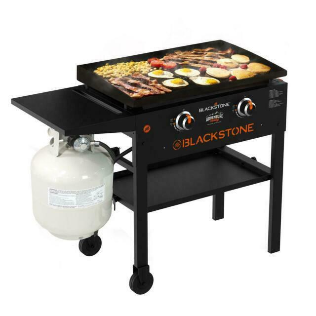 Griddle CooStation Adventure Ready Side Shelf Outdoor Home 2-Burner 28"