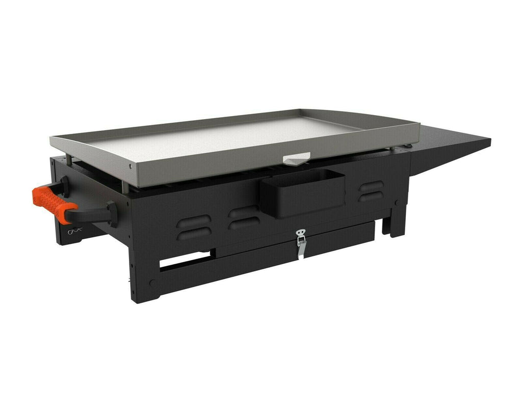 Griddle CooStation Adventure Ready Side Shelf Outdoor Home 2-Burner 28"