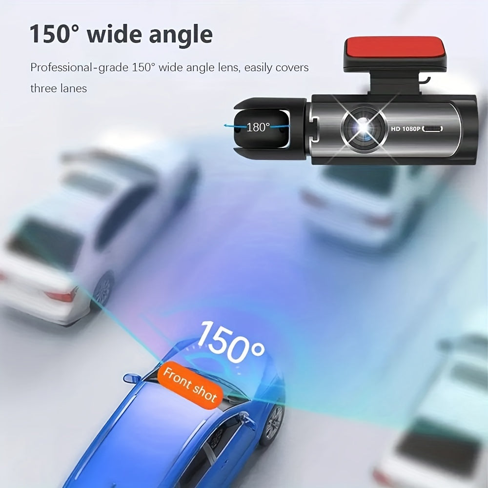 Dash Cam Front Rear 3.16inch Screen 1080P Full HD Car Dash Camera G Sensor Night Vision 170° Wide Angle Loop Recording ParMonitor Without SD Card
