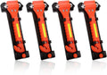 SINSEN Car Safety Hammer, Window Glass Hammer Breaker and Seat Belt Cutter Emergency Escape Tool Auto Car Escape 2-in-1 for Family Rescue &amp; Automotive Escape Tools, Reflective Tape, Set of 4 (T-04)