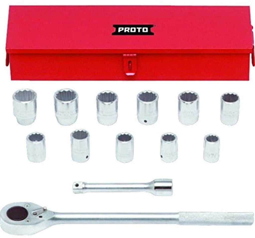 PROTO TOOLS J55100A 13PC 3/4 DR SKT SET 12P SAE