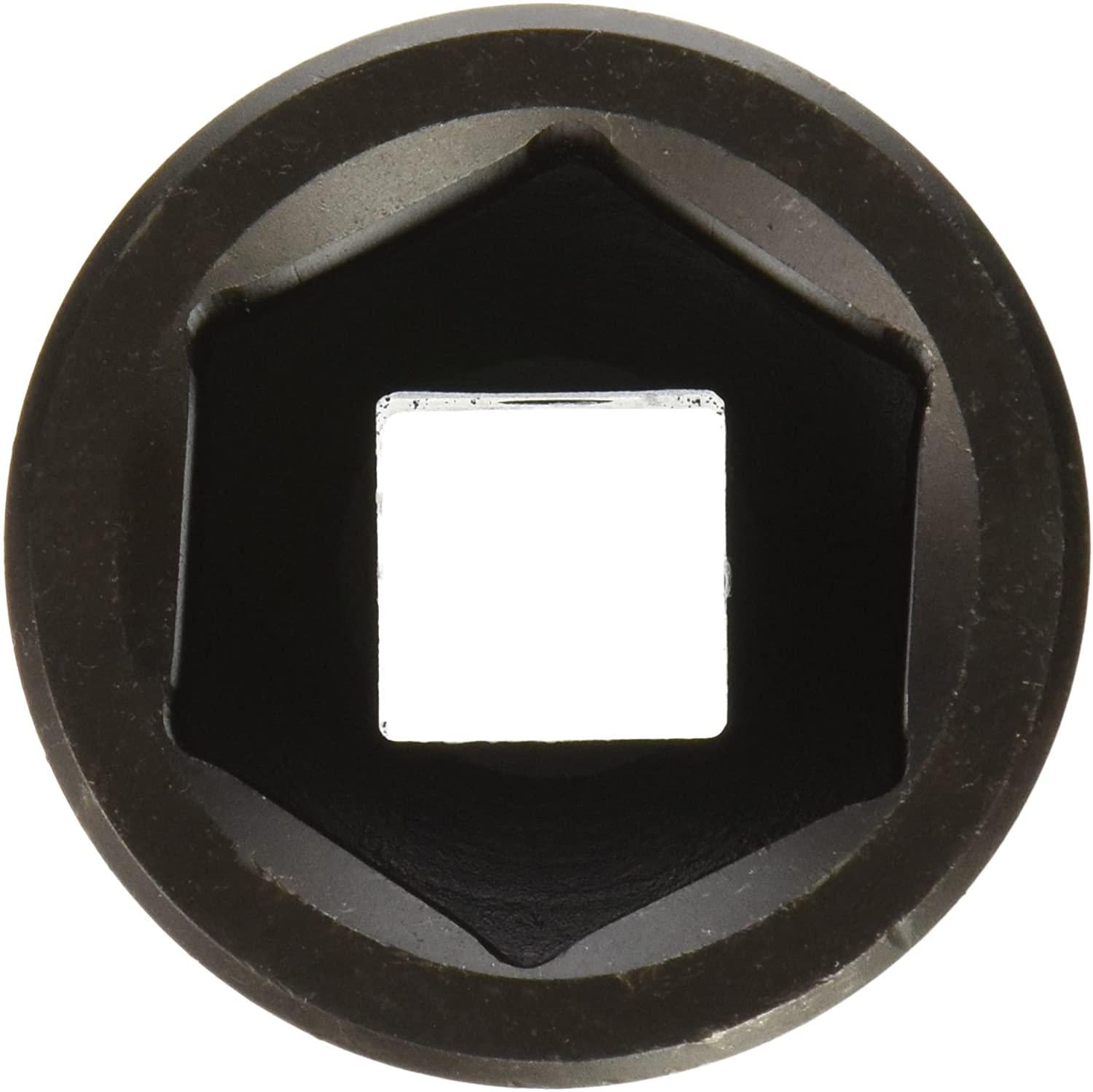 SK Hand Tool 85752 1-Inch Drive Standard Impact Socket, 52mm