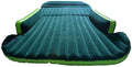 Believe in yourself SUV Car Inflatable Bed Outdoor Car Bed Car Rear Seat Child Travel Bed Sleeping Pad Folding Car Supplies (Color: Green)