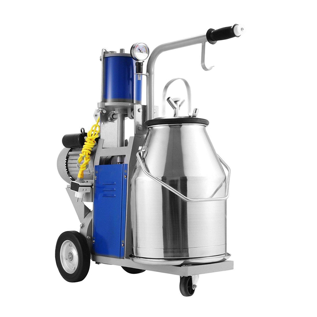 MilMachine 1440 RPM 10-12 Cows Per Hour Electric MilMachine with 25L 304  Steel Bucket Milk Machine for Cows (for Cow)