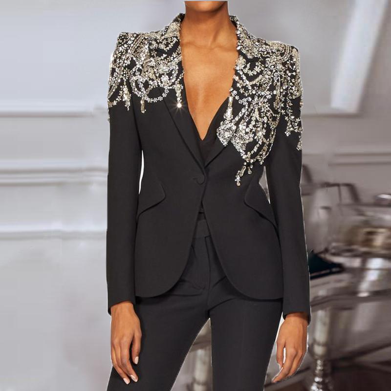 Fashion all-match personality blazer