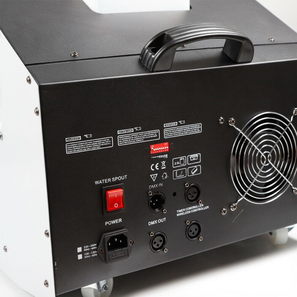 Oukaning 3000W Low Lying Fog Machine Fog Effect DMX512 DJ StaParty Show Remote Controller
