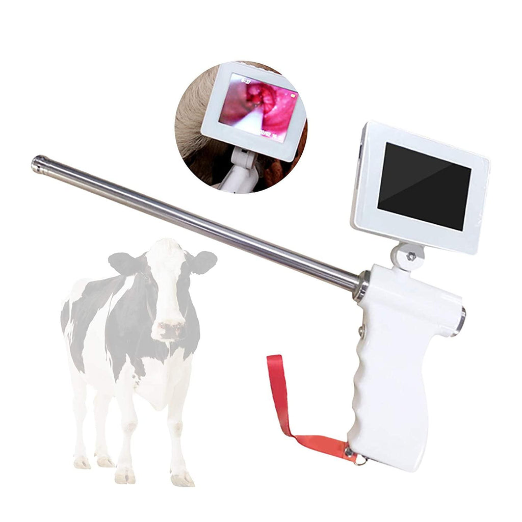 Gdrasuya10 Insemination Kit, Portable Insemination Kit for Cows Cattle Visual w/Screen Easy Monitoring