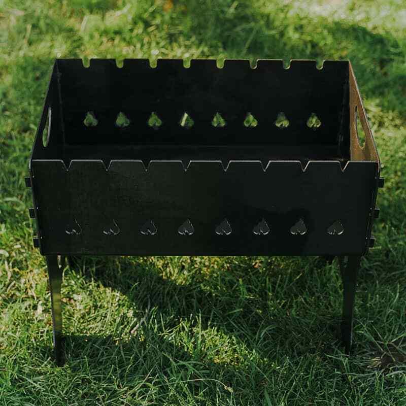 Mangal Grill Kebab Barbecue BBQ Portable Folding Christmas birthday man