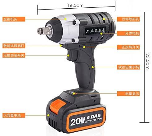 21V Lithium Battery Electric Wrench Combination Toolbox Hardware Tool Tire Handling Scaffolding Loading and Unloading Sleeve Socket Wrenches hand tools