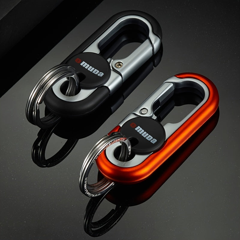 Upgrade Your Style with This High-Grade Metal Alloy Car Key Chain - Perfect for Men's Waist Hanging!