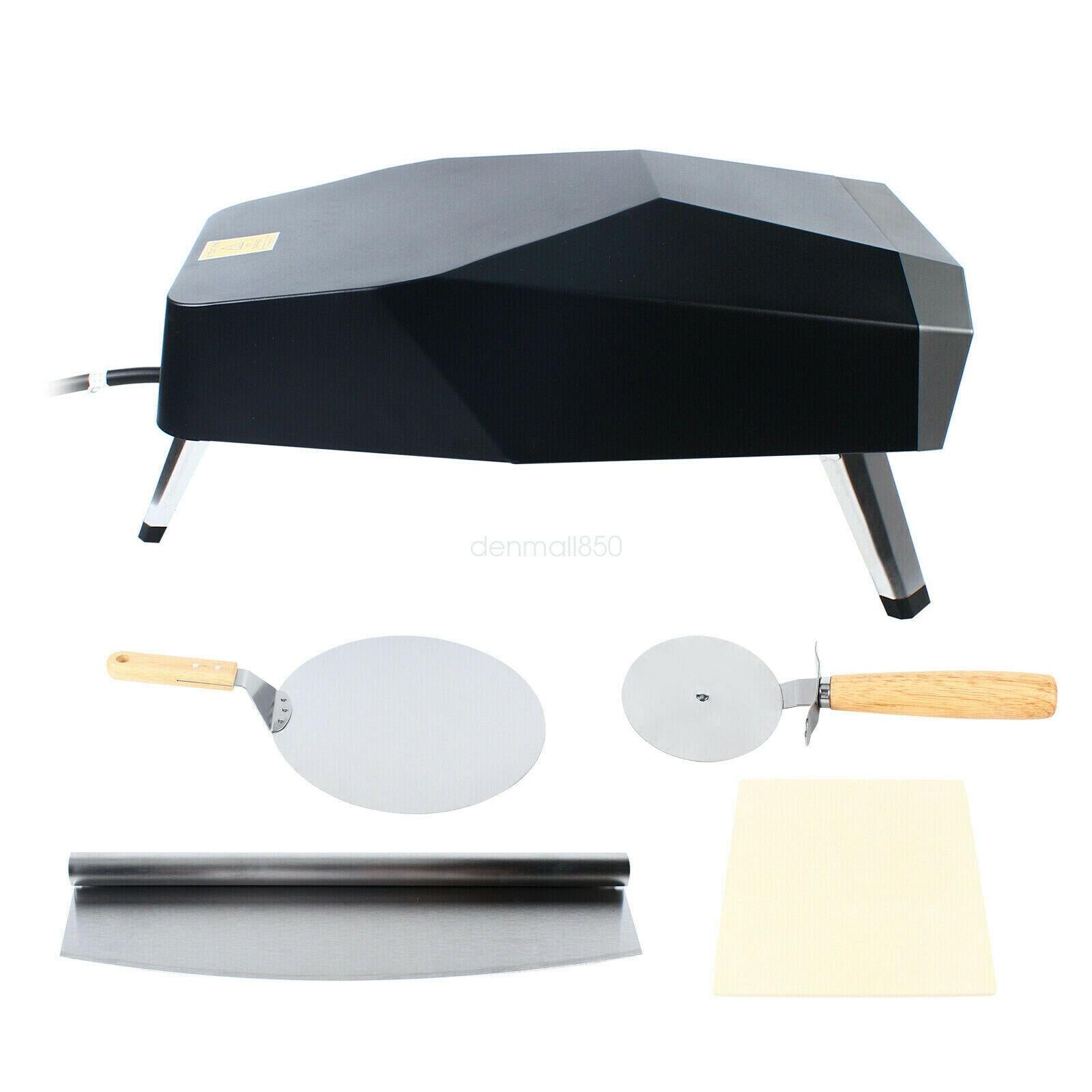 12'' Multifunction Gas Pizza Oven 1–5 Mins Coo300 - 500°c Durable Oven