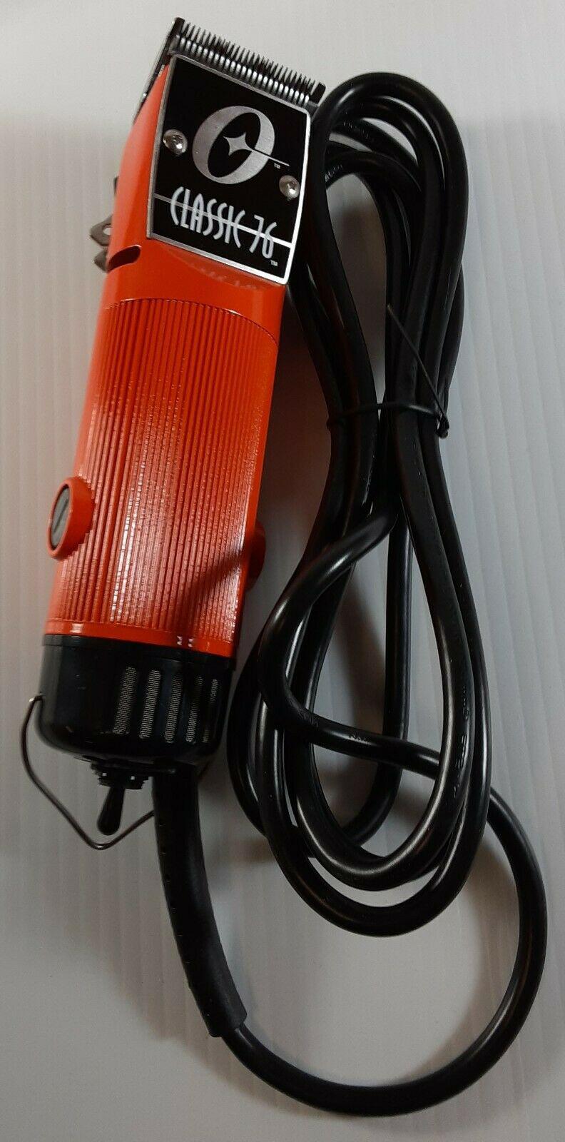 Professional Hair Clippers Trimmers Oster Classic 76 Limited Edition Orange
