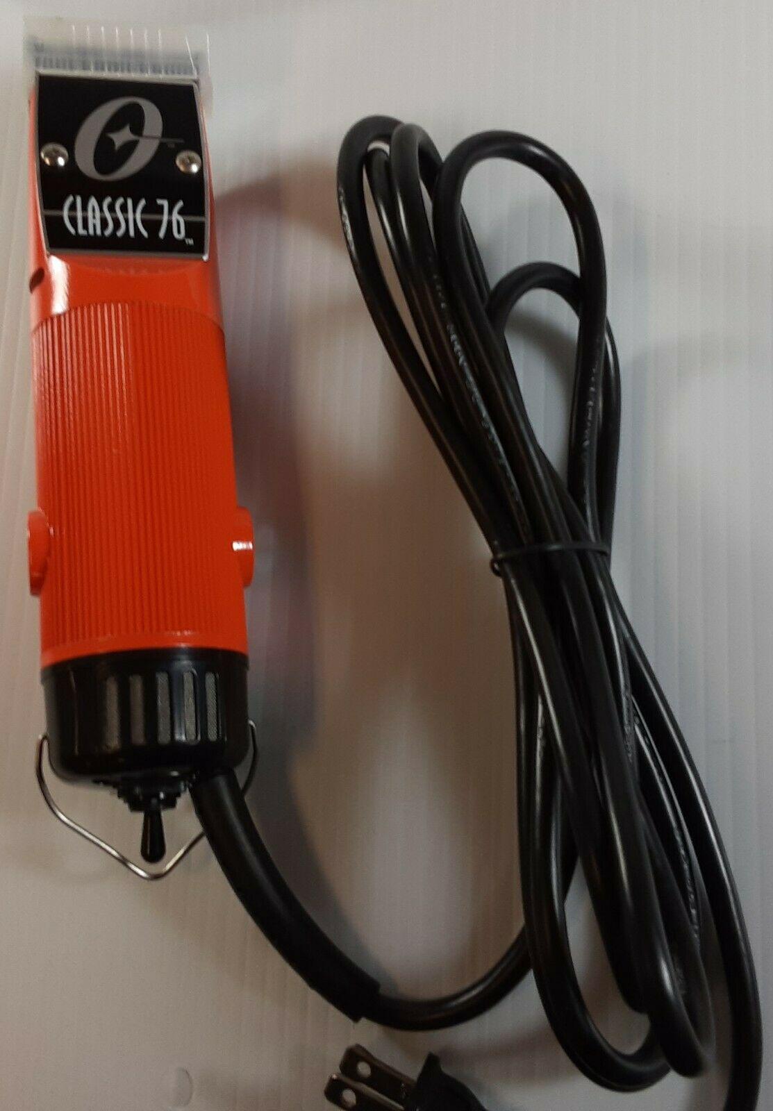 Professional Hair Clippers Trimmers Oster Classic 76 Limited Edition Orange