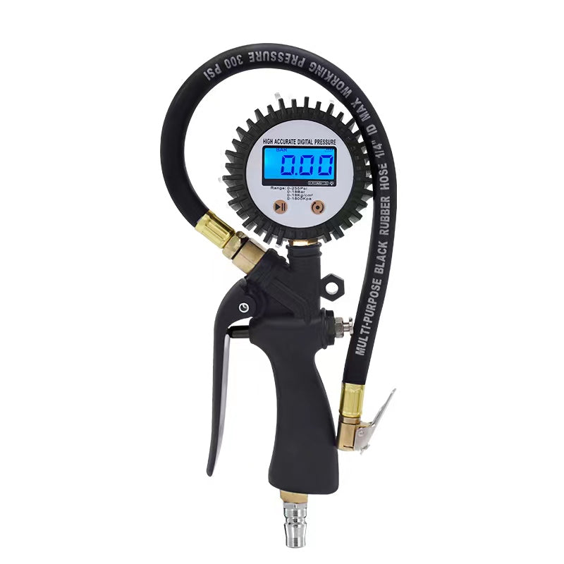 Car Tire Pressure Gauge, Certified ANSI Accurate With LarEasy To Read Glow Dial, Air Pressure Gauge