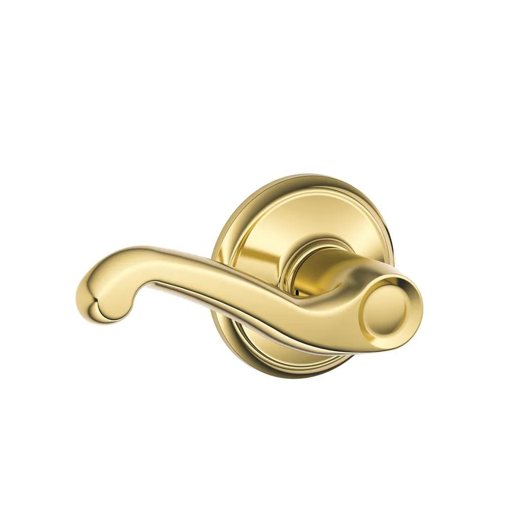 Flair Bright Brass PassaHall/Closet Door Lever