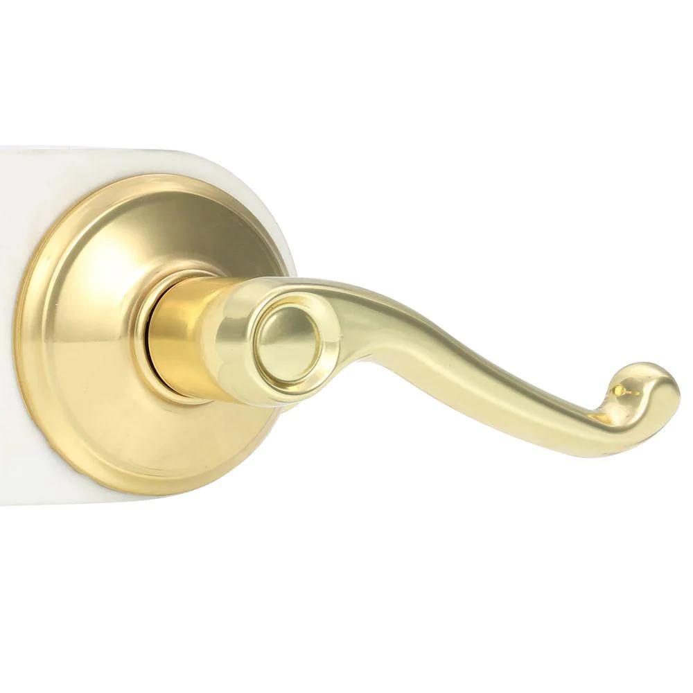 Flair Bright Brass PassaHall/Closet Door Lever