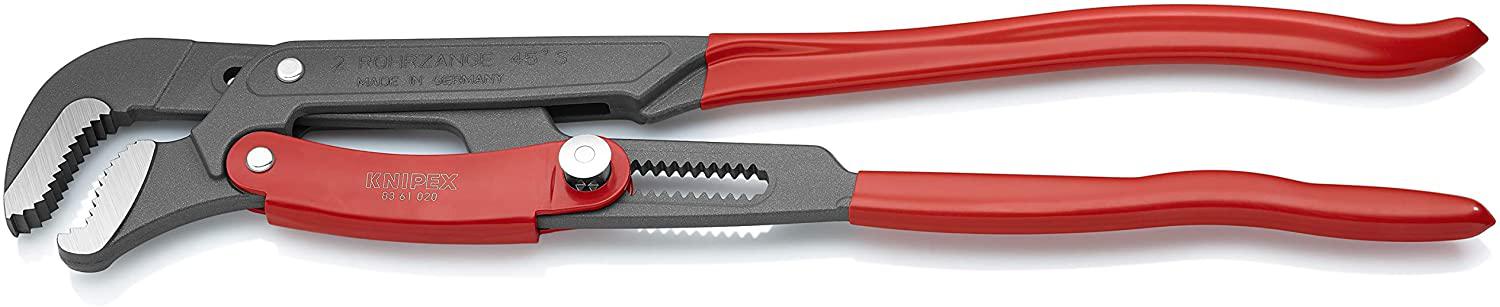 KNIPEX Tools 83 61 020, Rapid Adjust Swedish Pipe Wrench, 22