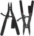 CHUNSHENN Pliers, Pliers 16 Inch 2Pcs LarCirclip Snap Ring Pliers Set Retaining Ring Ratcheting with Xtra Tips Multifunction tool Hand Tools Safe