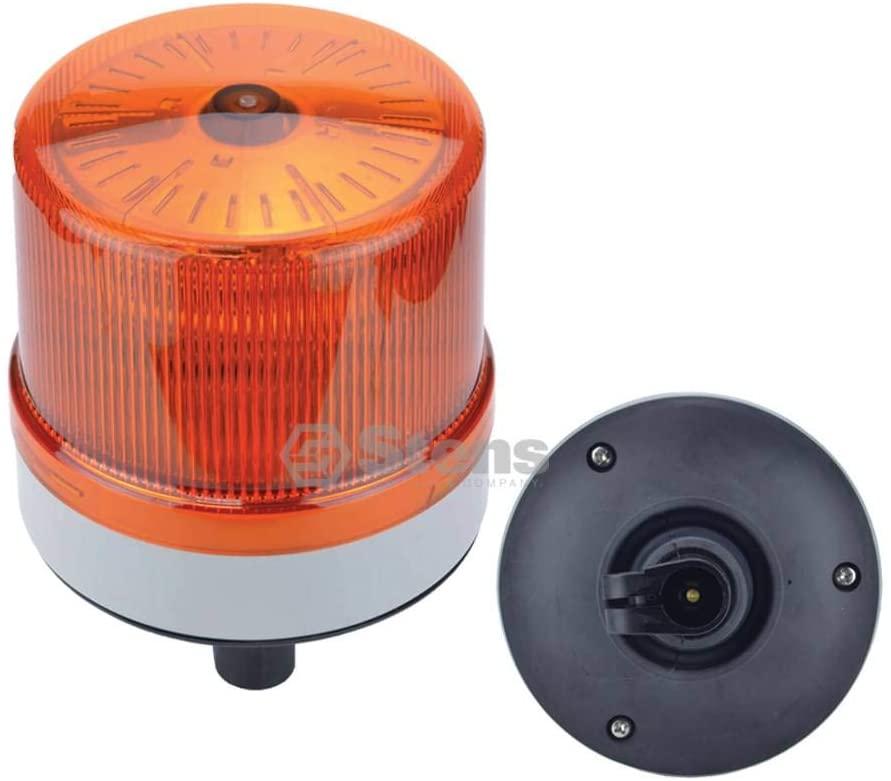 Stens Warning Light 12-36 Volt, Amber LED, w/Bracket