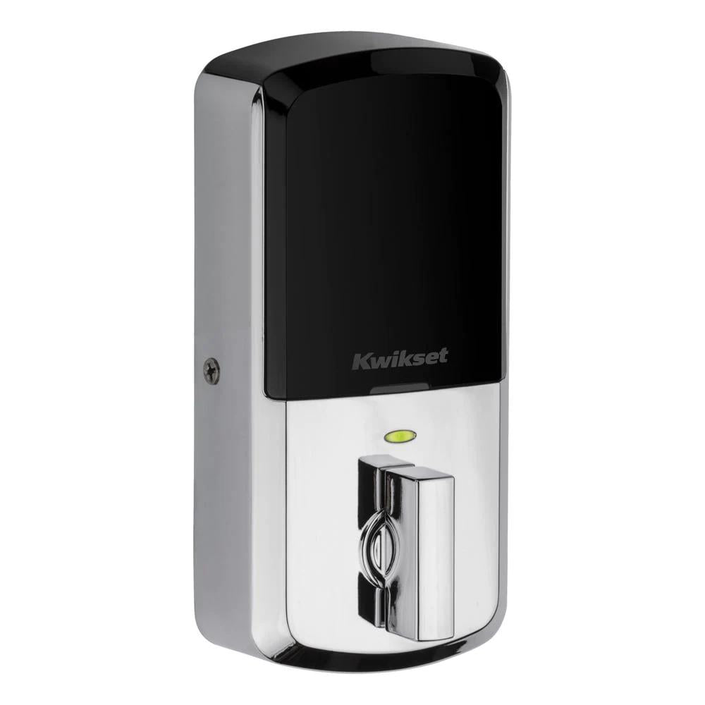 HALO Polished Chrome Touchscreen Wi-Fi Electronic Single-Cylinder Smart Lock Deadbolt featuring SmartKey Security