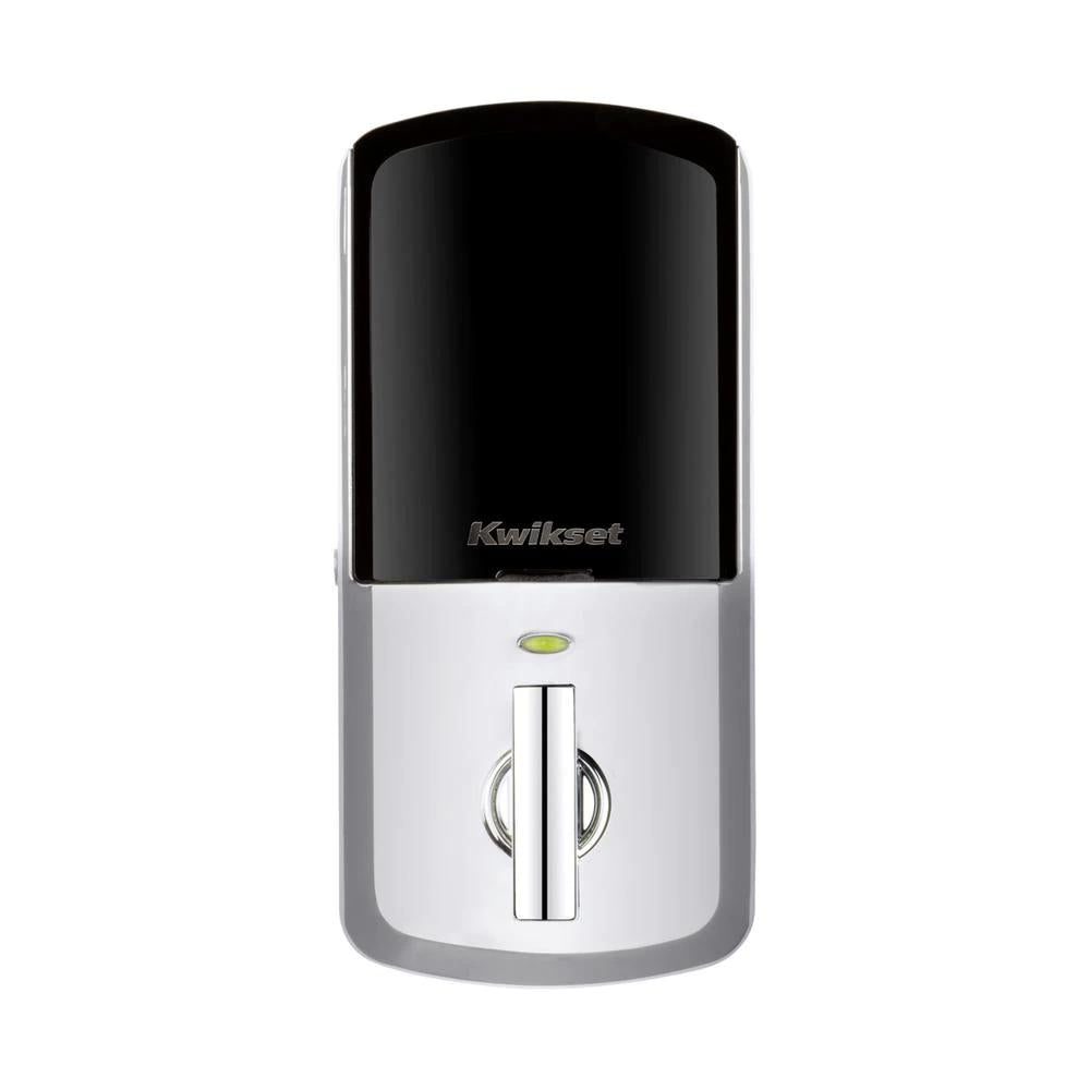 HALO Polished Chrome Touchscreen Wi-Fi Electronic Single-Cylinder Smart Lock Deadbolt featuring SmartKey Security