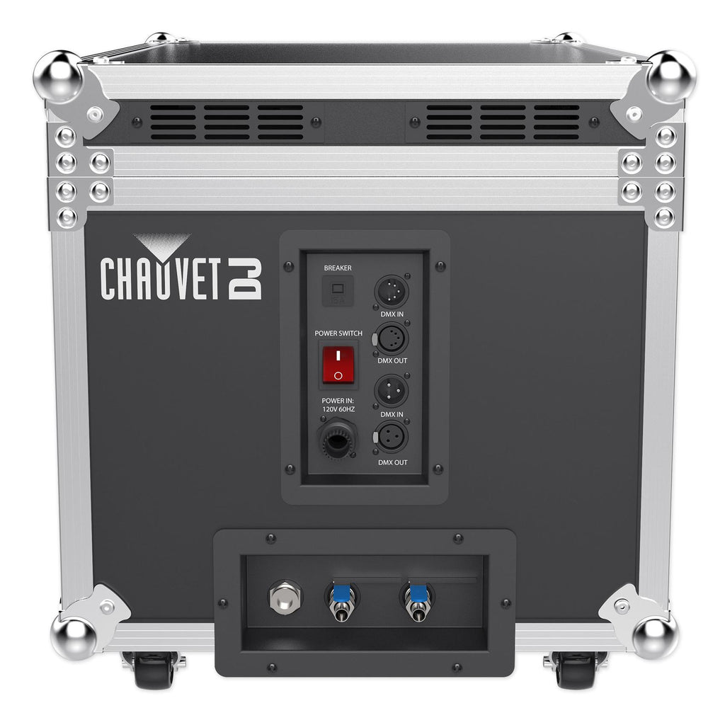 Chauvet DJ CUMULUS Fog Machine DMX Fogger+Case+Fluid+(4) 48" Black Light Strips