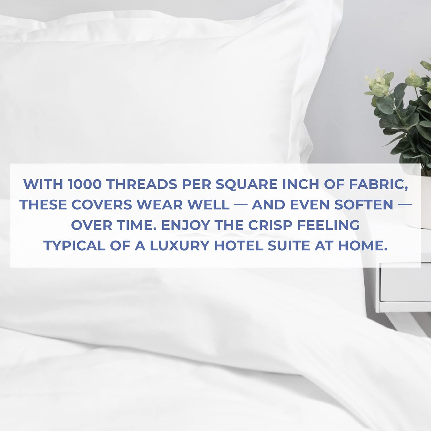 Kotton Culture 1000 Thread Count Queen Duvet Cover Cotton Egyptian Cotton with Zipper Closure &amp; Corner Ties Breathable All Season Soft Sateen Weave Comforter Cover (Queen/Full, White)
