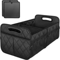 Deosk Car Trunk Organzier for suv,Car Organziers and Storage with 6 Big Pocket,Car Accessories for Women/Men 50L Waterproof Polyester Trunk Organzier for Car/SUV/Minivan/Truck(Medium,Charcoal)