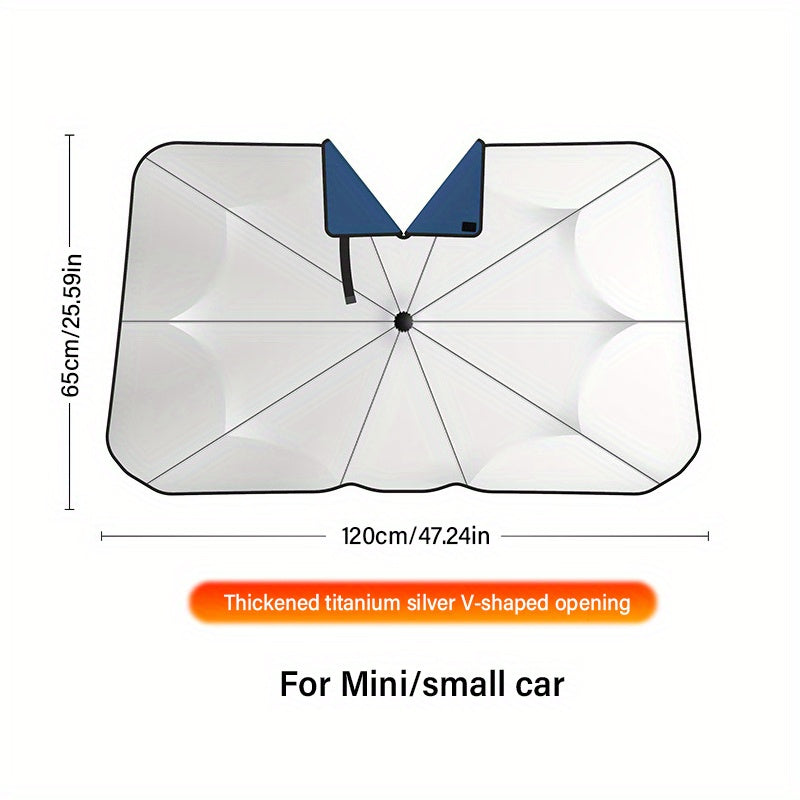 2023 Car Sun Umbrella: Innovative Telescopic Sun Visor for Heat Insulation &amp; Shade Protection!