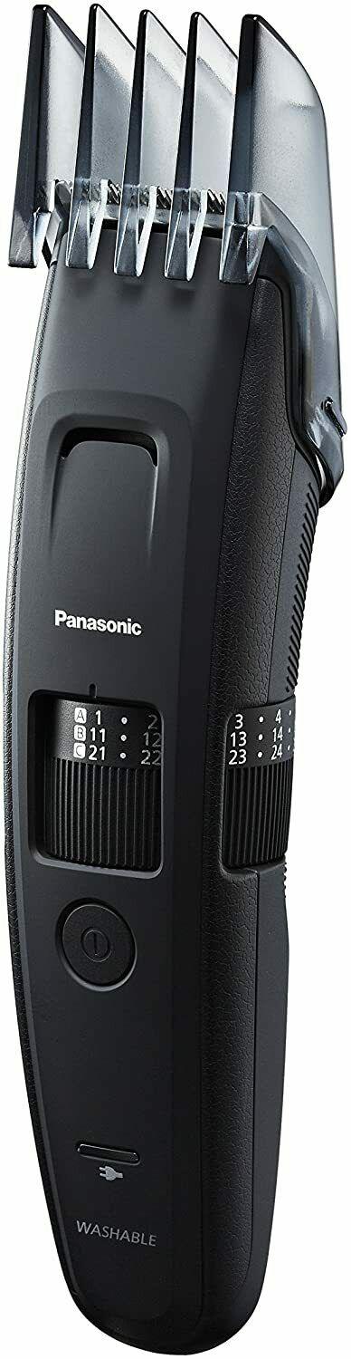 Panasonic Er-gb86-k503 Beard Trimmer for Long Beards Rechargeable With 3 Combs