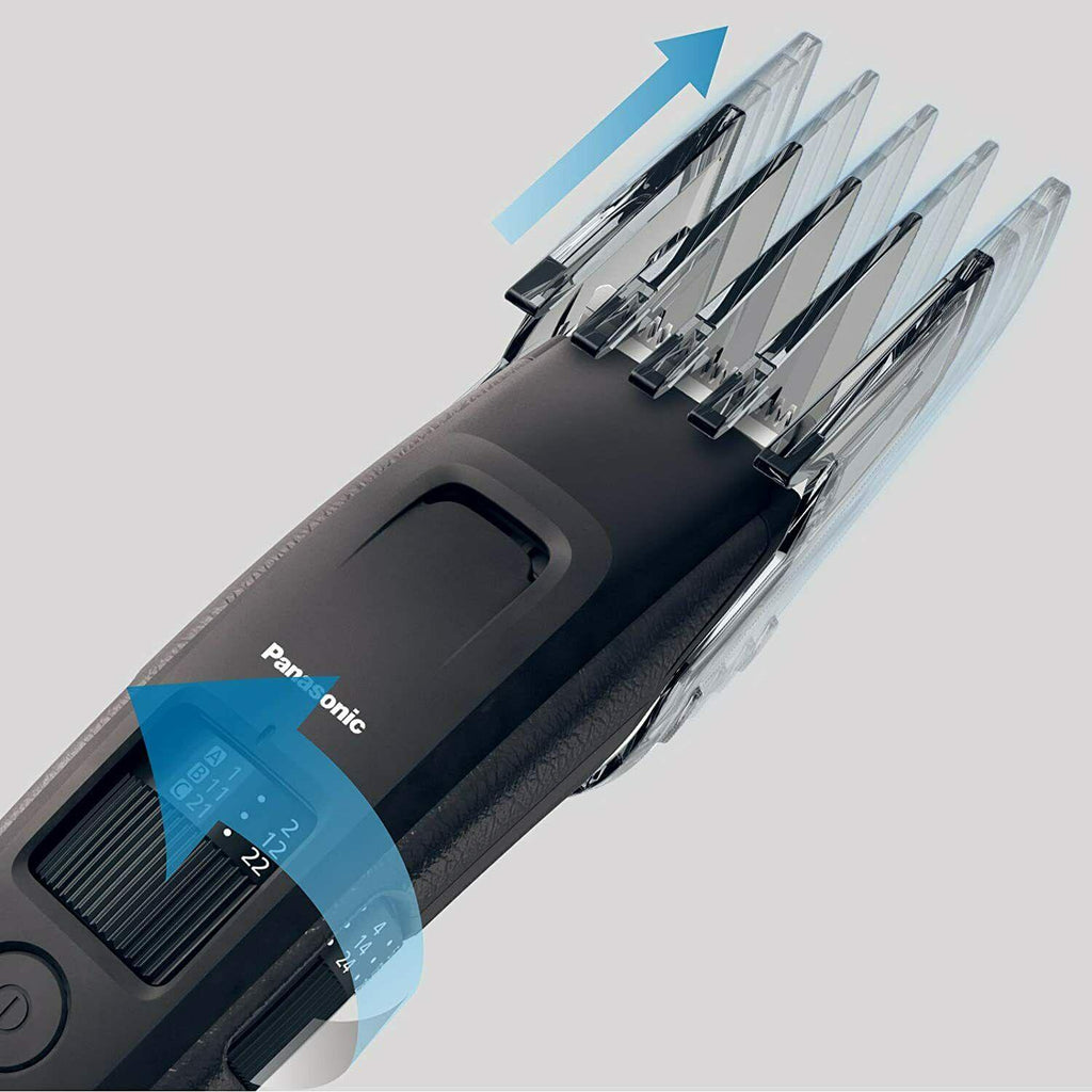 Panasonic Er-gb86-k503 Beard Trimmer for Long Beards Rechargeable With 3 Combs