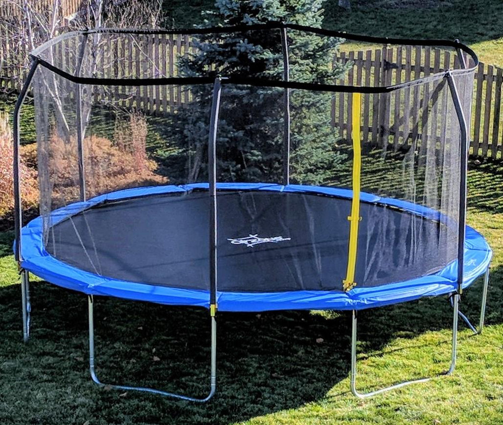 Airzone 15' Trampoline, with Enclosure, Blue (Box 1 of 2)