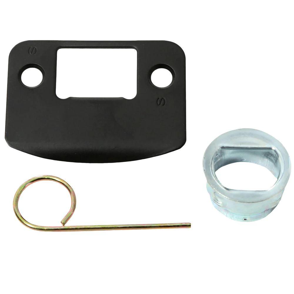 Accent Aged Bronze Privacy Bed/Bath Door Lever with Camelot Trim
