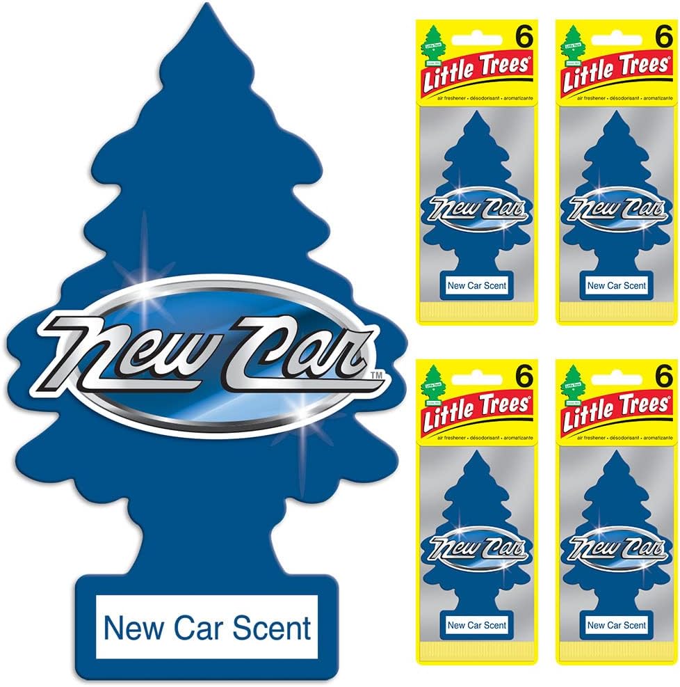LITTLE TREES Air Fresheners Car Air Freshener. Hanging Tree Provides Long Lasting Scent for Auto or Home. Car Scent, 24 Air Fresheners