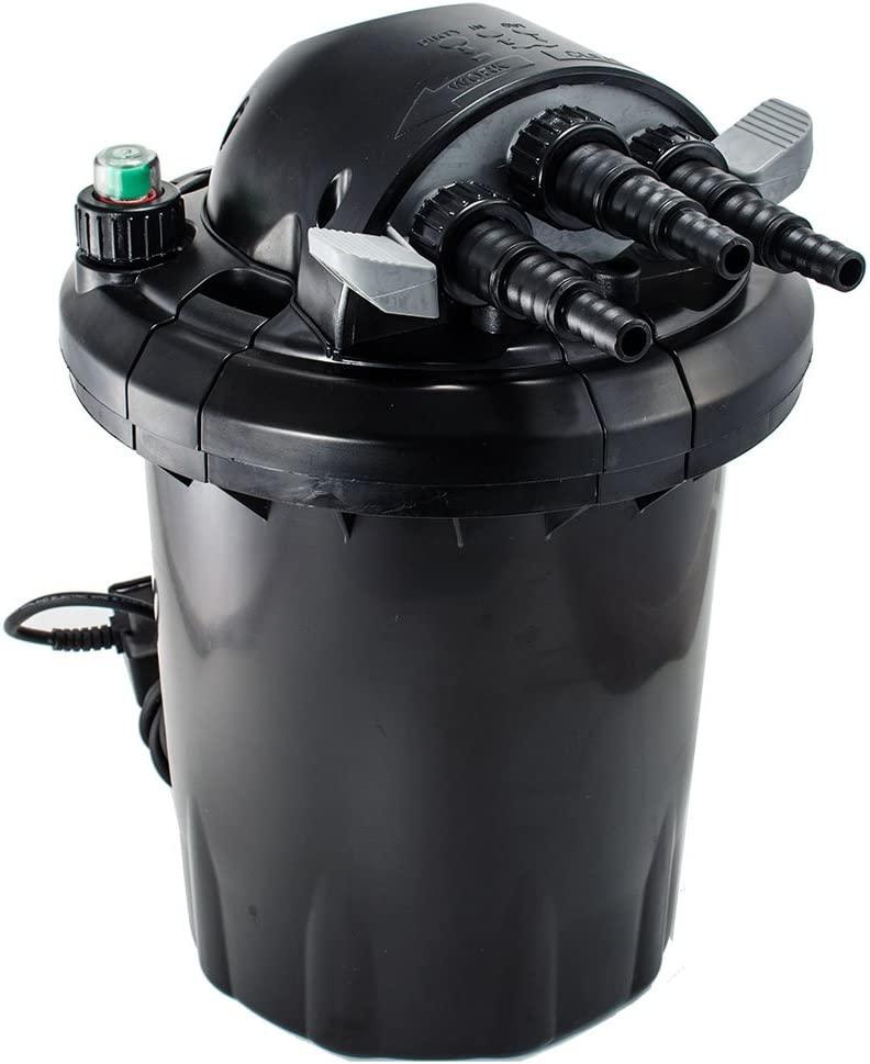 Jebao CF-10 Pressured Pond Bio Filter, Black
