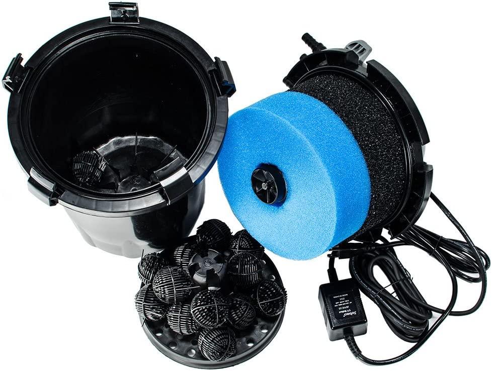Jebao CF-10 Pressured Pond Bio Filter, Black