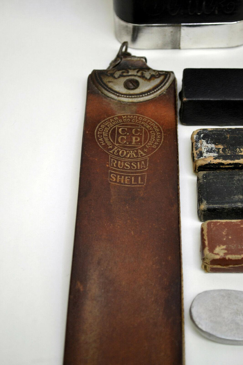 VTG Straight  Manual Hair Clippers Barber Shaving Lot Strop Schick Trimmer