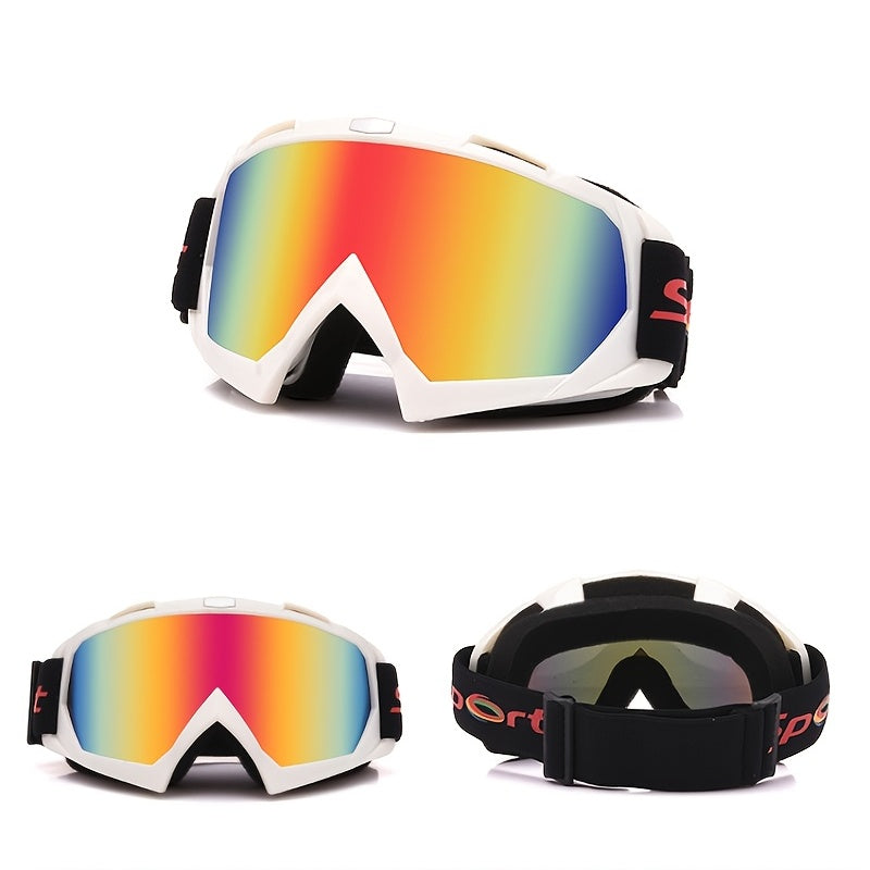 Windproof Motorcycle Glasses Sports Goggles, ATV Windbreak Sand Safety Goggles For Helmet Motorbike Motorcycles Goggles